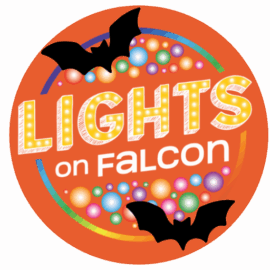 Lights on Falcon home